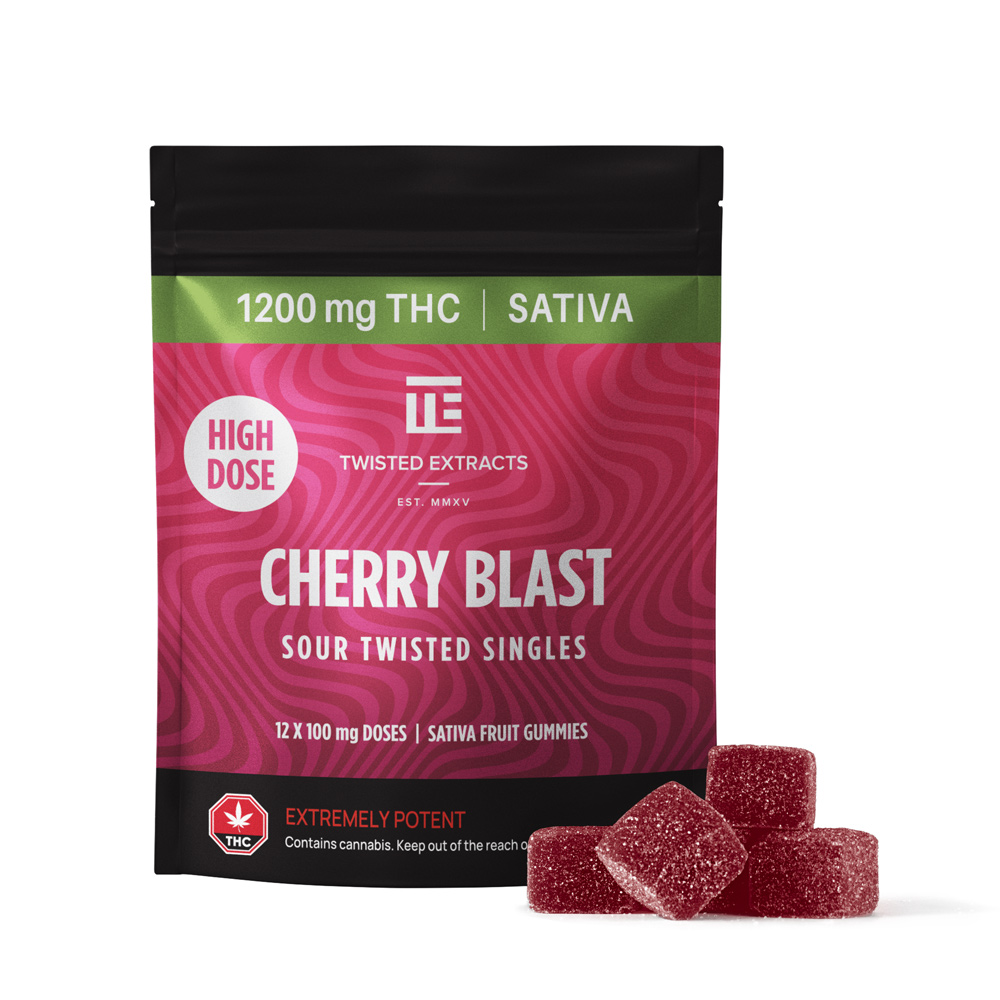 twisted extracts 1200mg thc cherry blast